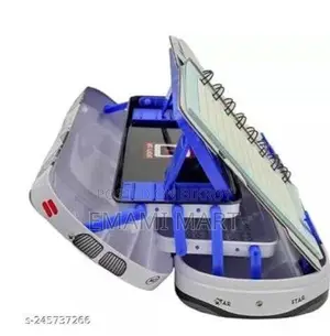 Createamity Car Shape Pencil Box with Book Reading Stand and Three Lev