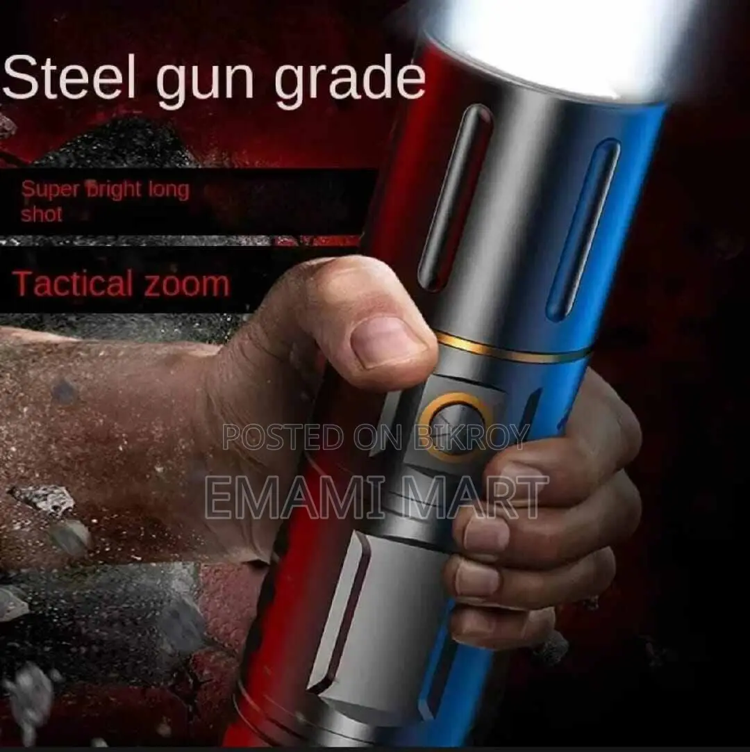 High Powered Multipurpose Flashlight - Whixant 2000 High Lumen Type-C 