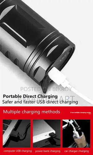 Sanford Super Bright Flashlight – White Laser LED Made in Japan 18650m
