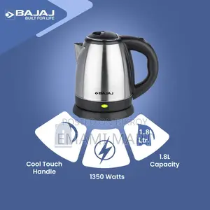 Bajaj 2.0 Litre DLX Electric Kettle | 1350 Watts Kettle with Stainless