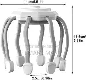 Electric Octopus Head Massager Therapy offering a 360-degree massage t