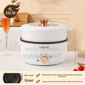 Multifunctional Electric Cooker with Steamer Non-stick Electric Hot Po