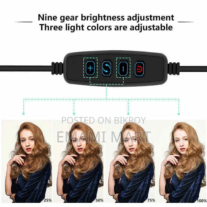 12 inch LED Ring Light For Mobile With Stand