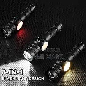 Super Bright Torch Tactical LED COB Flashlight