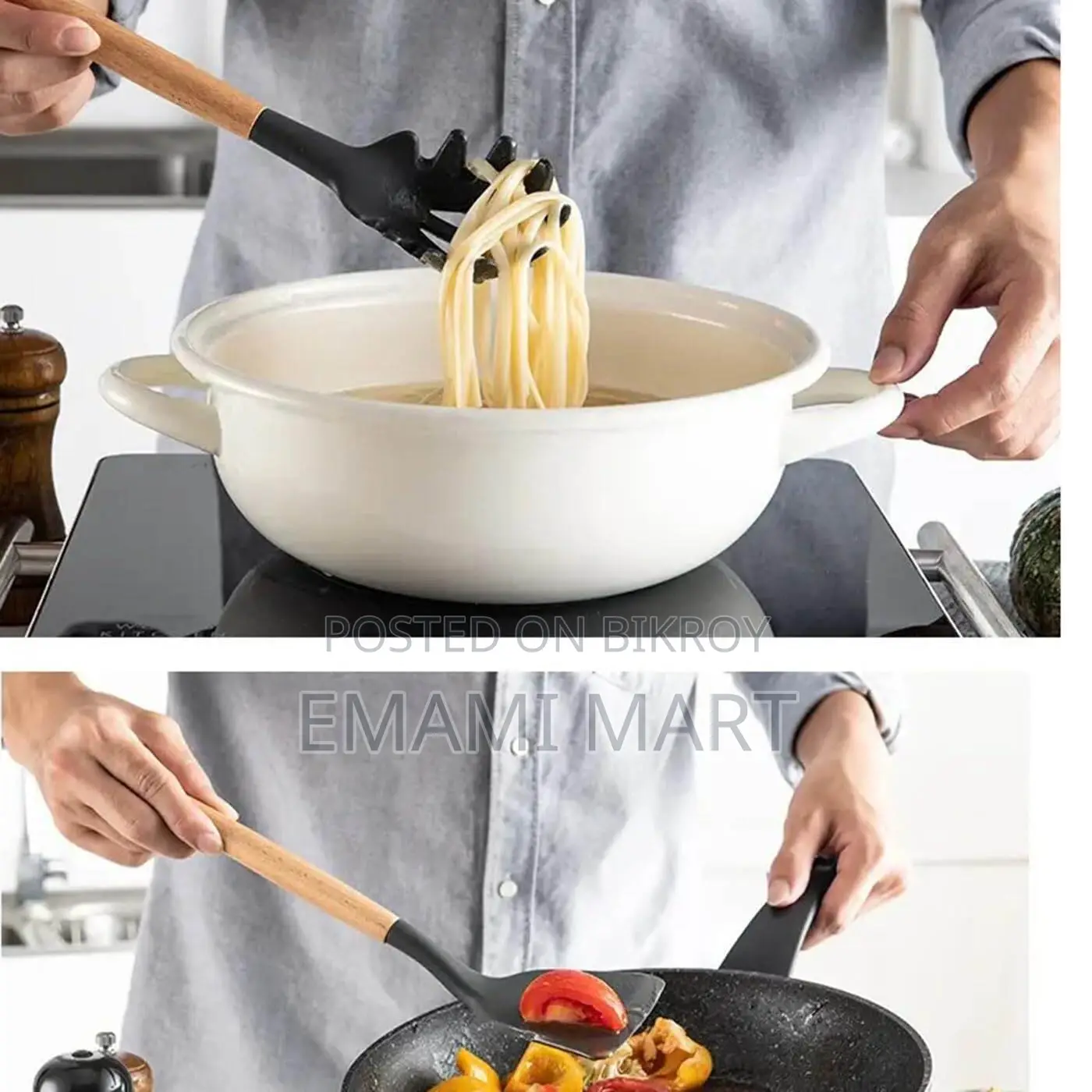 12-Piece Silicone Spatula Set – Heat-Resistant, Non-Stick Kitchen Uten