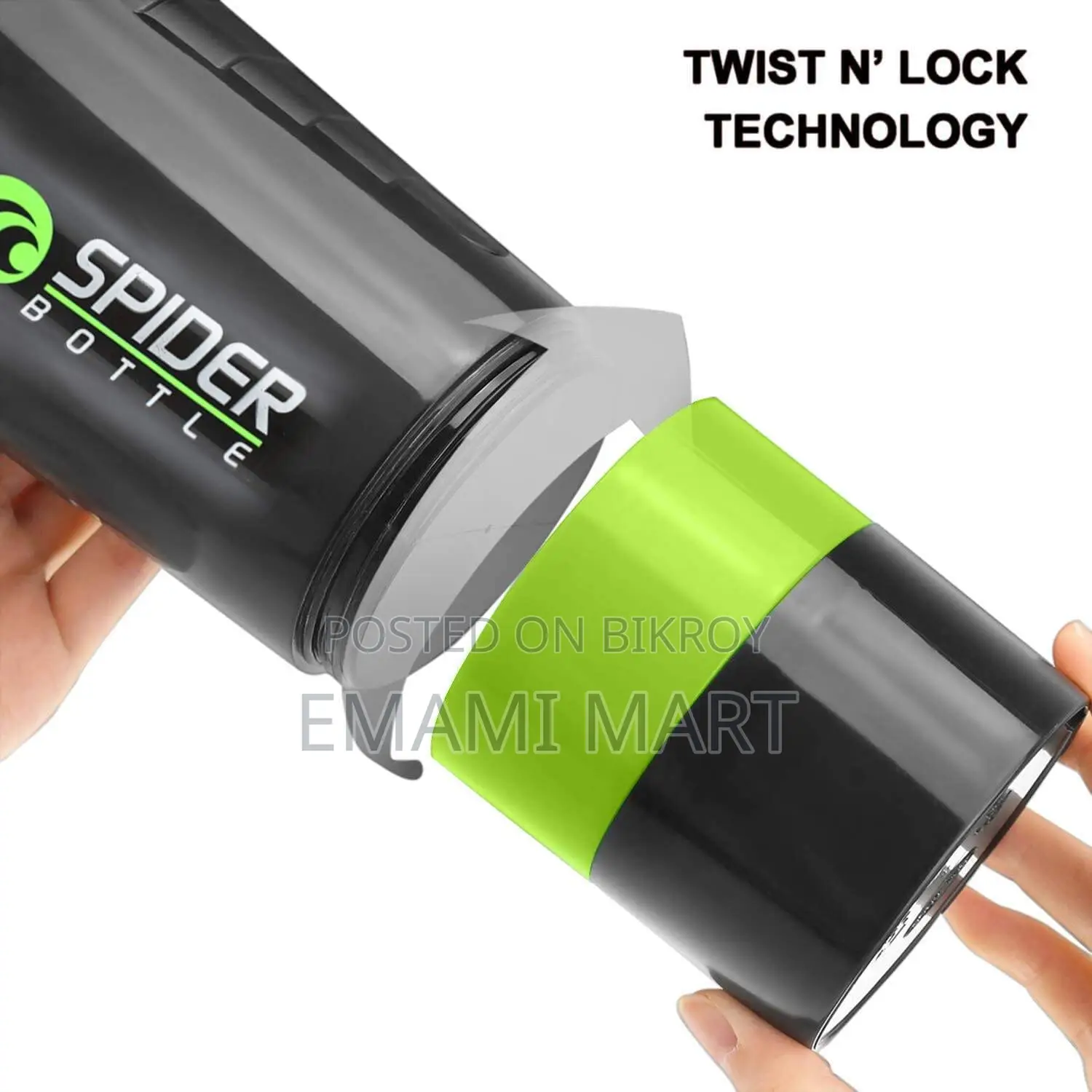Protein Shaker Bottle with 2 Extra Compartment Jars