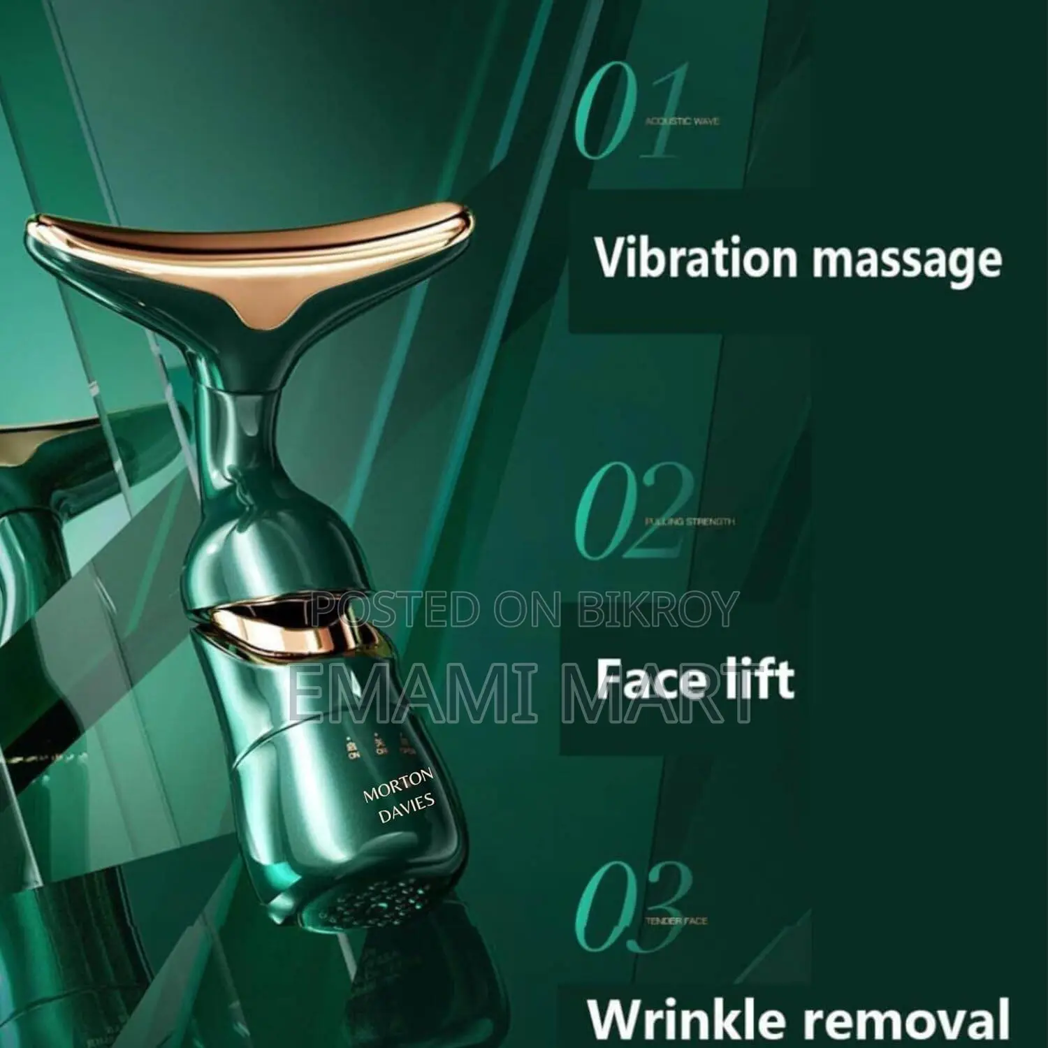 3 in 1 Anti Wrinkles Face Neck Eyes Massager,Vibration Facial Massager