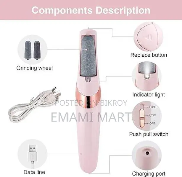 Electric Foot Callus Remover Foot Dead Skin Remover Rechargeable Foot 