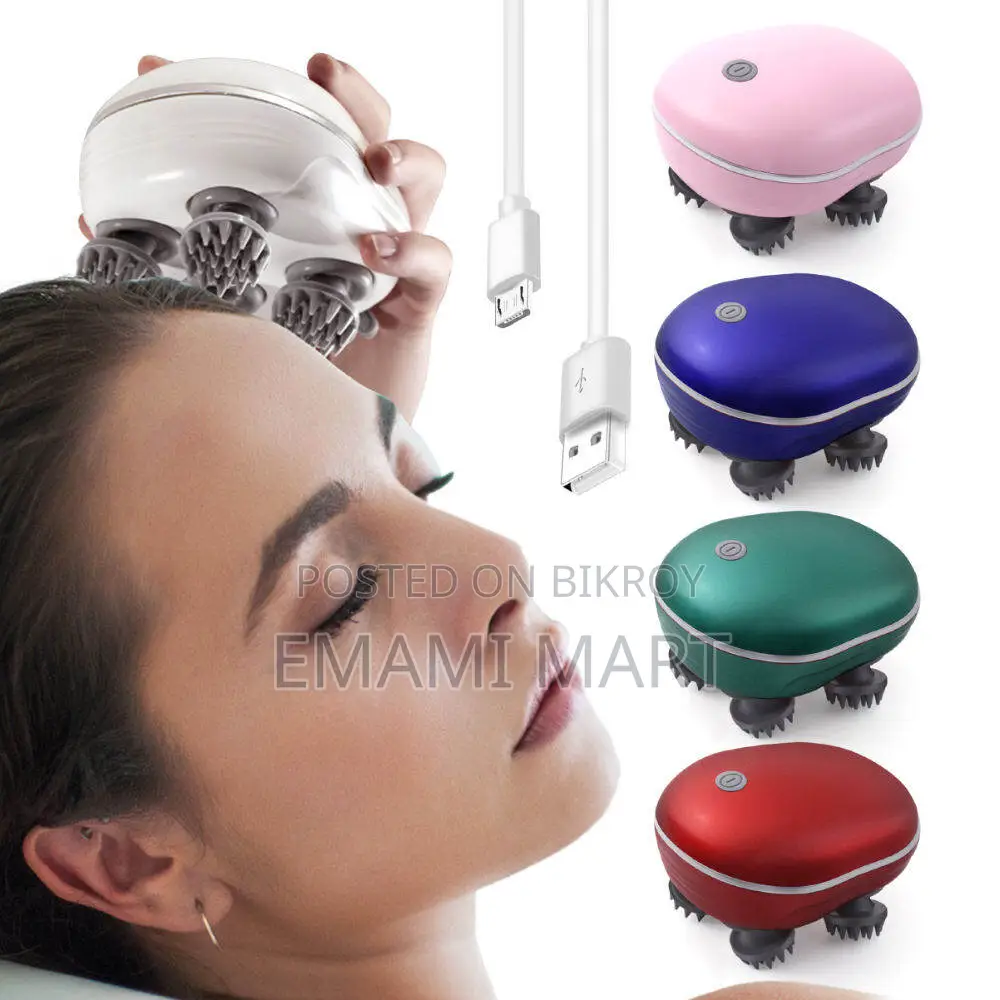 Scalp Head Hair Massager, Electric Waterproof Massager, Red Light Ther