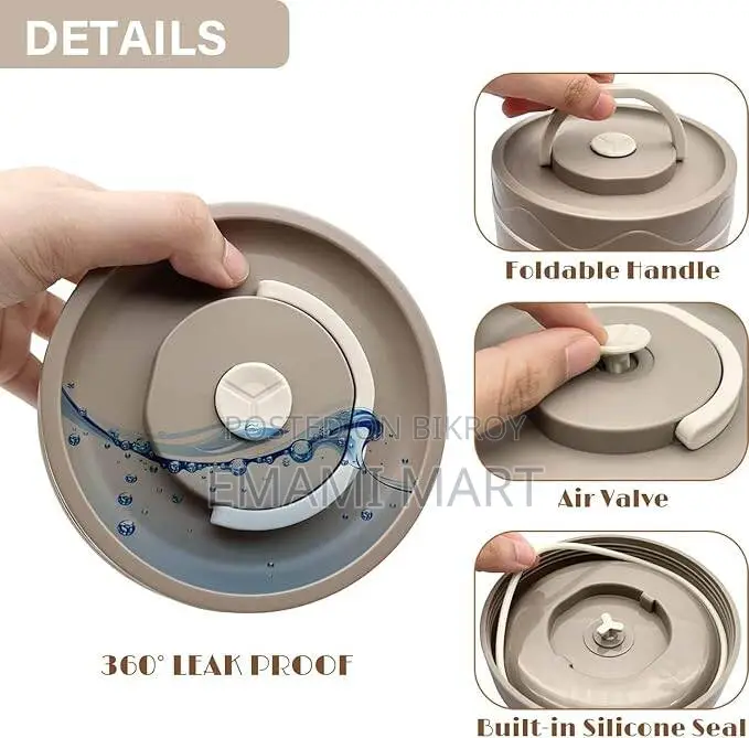 Portable Insulated Lunch Containers with Bag, Separate Stackable Lunch