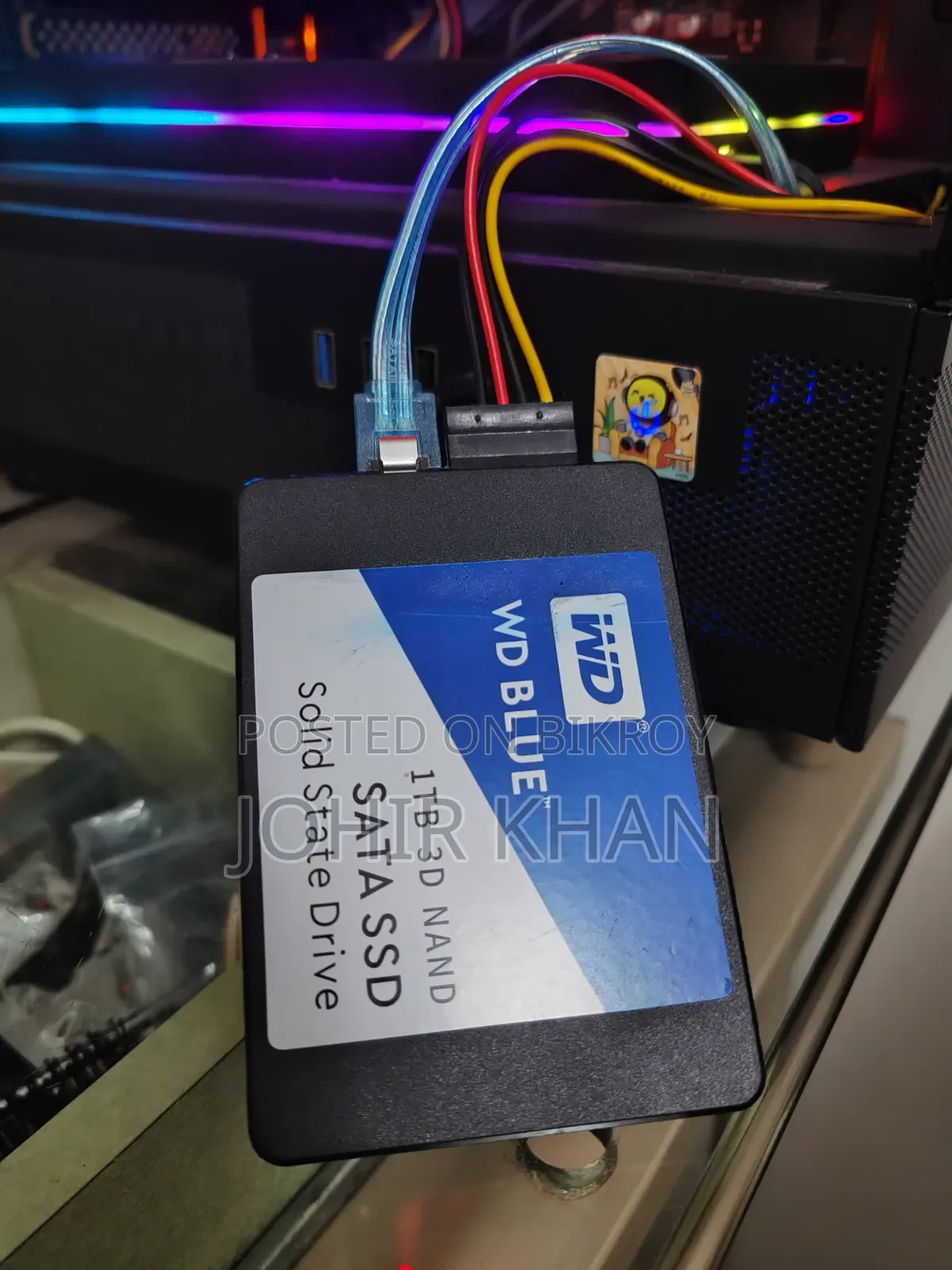 WD 1TB SSD 8 Days 100% Health