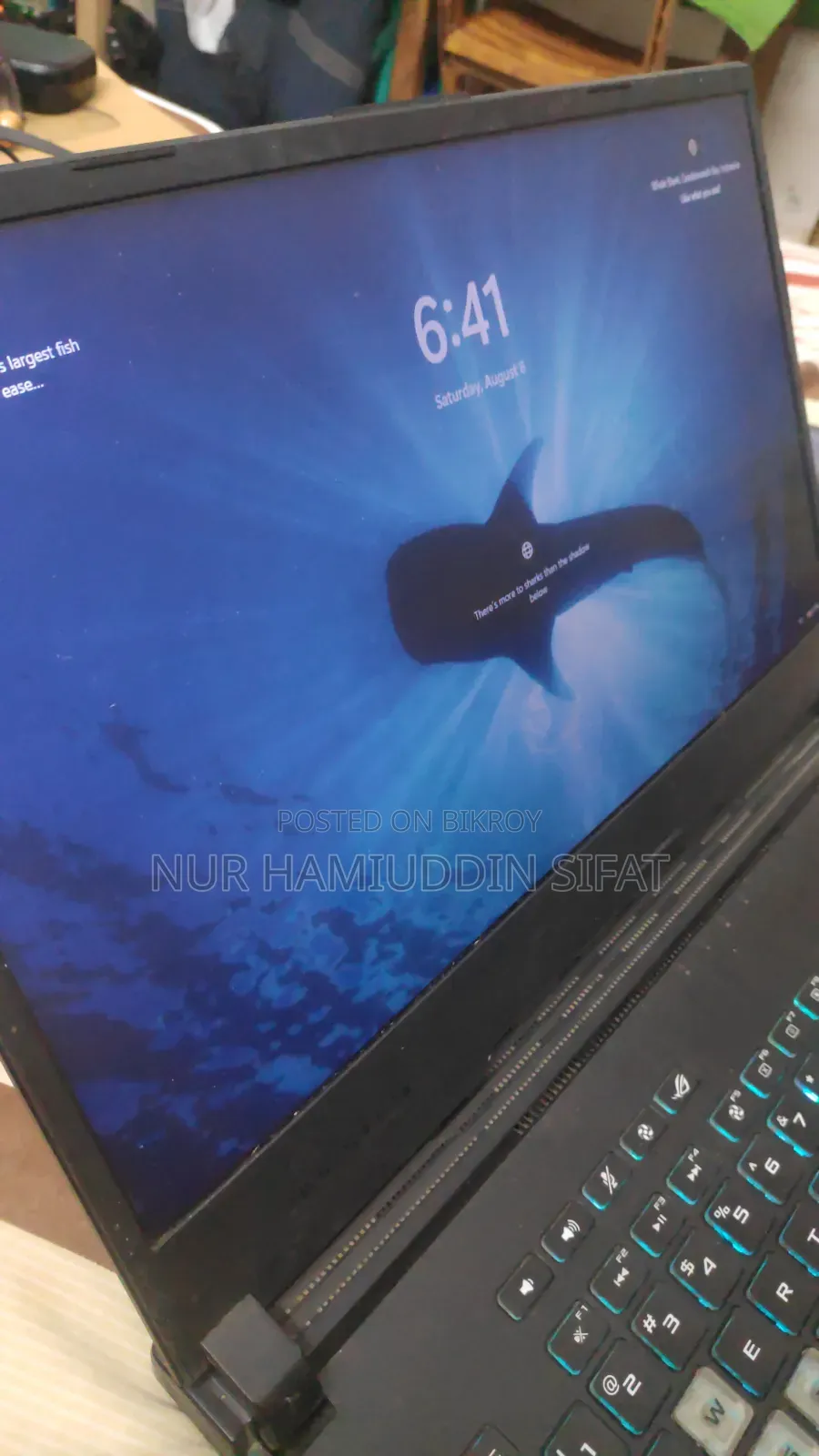 Laptop ASUS ROG Strix G731G 16GB Intel Core I5 SSD 512GB