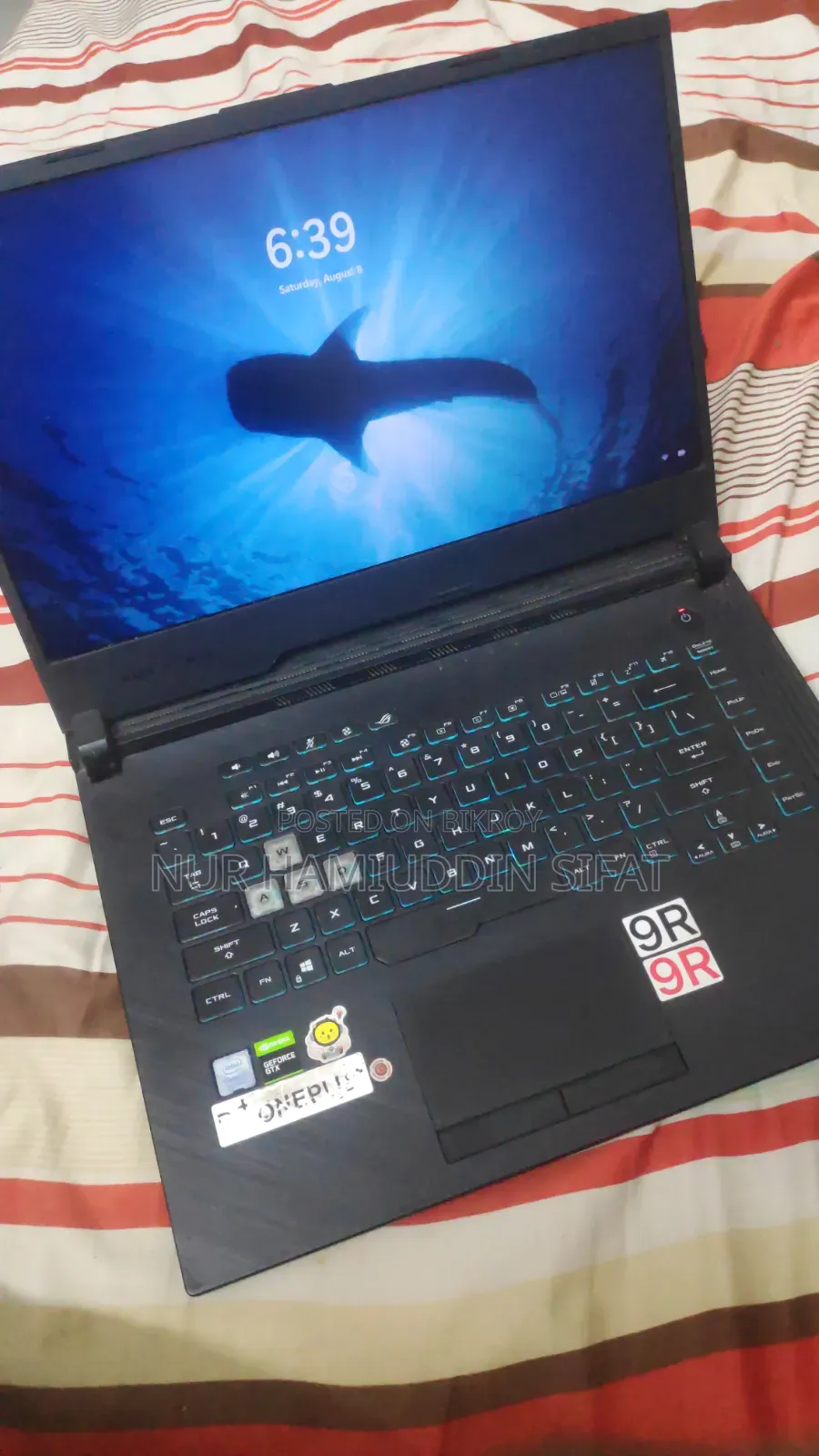 Laptop ASUS ROG Strix G731G 16GB Intel Core I5 SSD 512GB