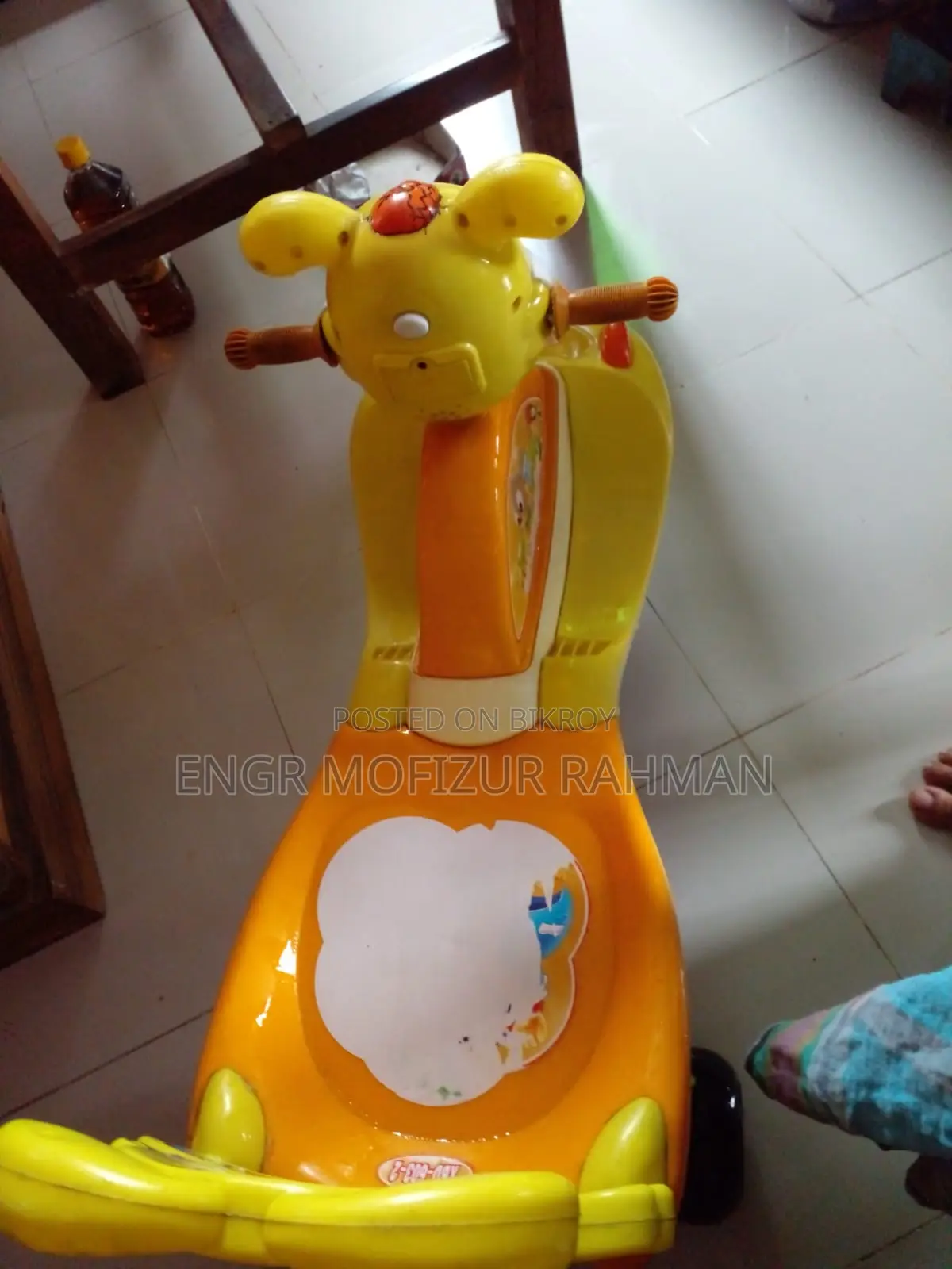 Baby Playing Car