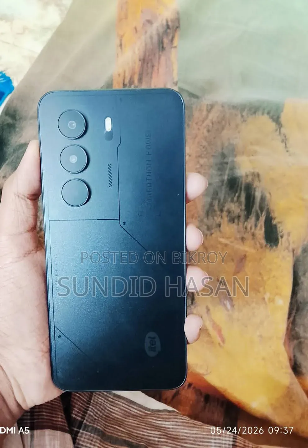 আইটেল পাওয়ার ৭০ ১২৮ জিবি কালো