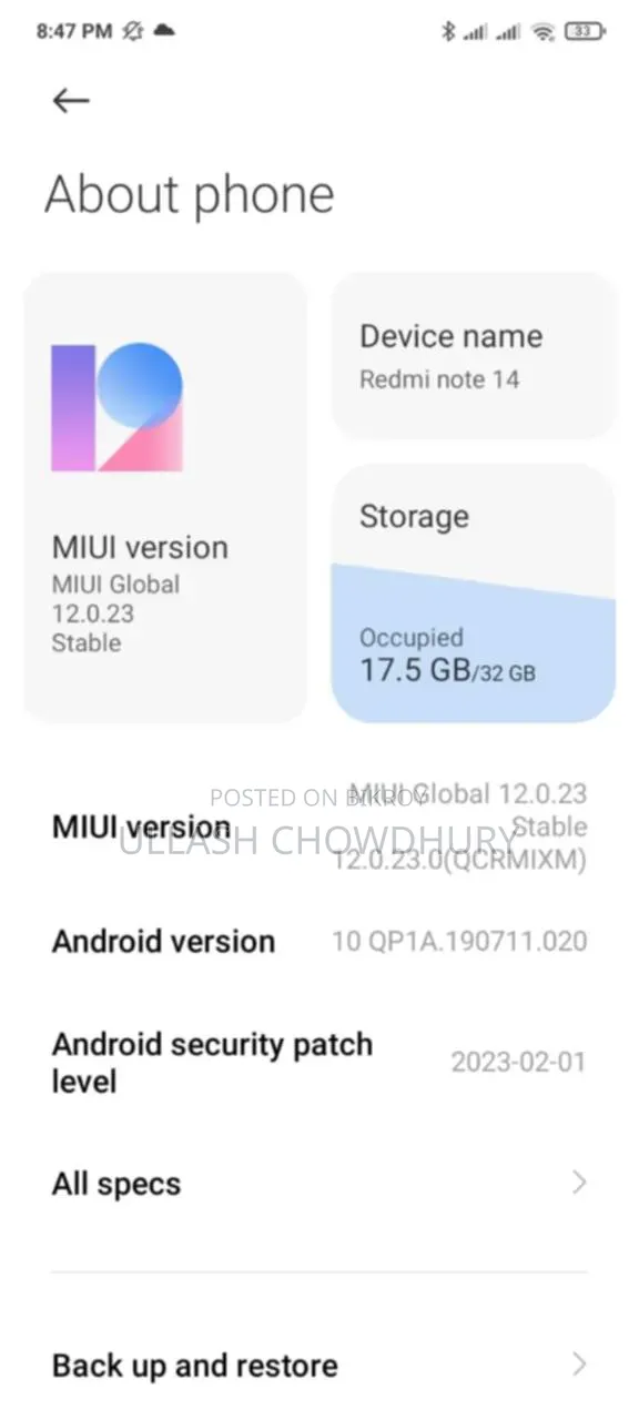 Realme 14 128 GB Black