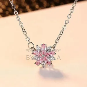 Flower Pendant, Earrings, Fingering