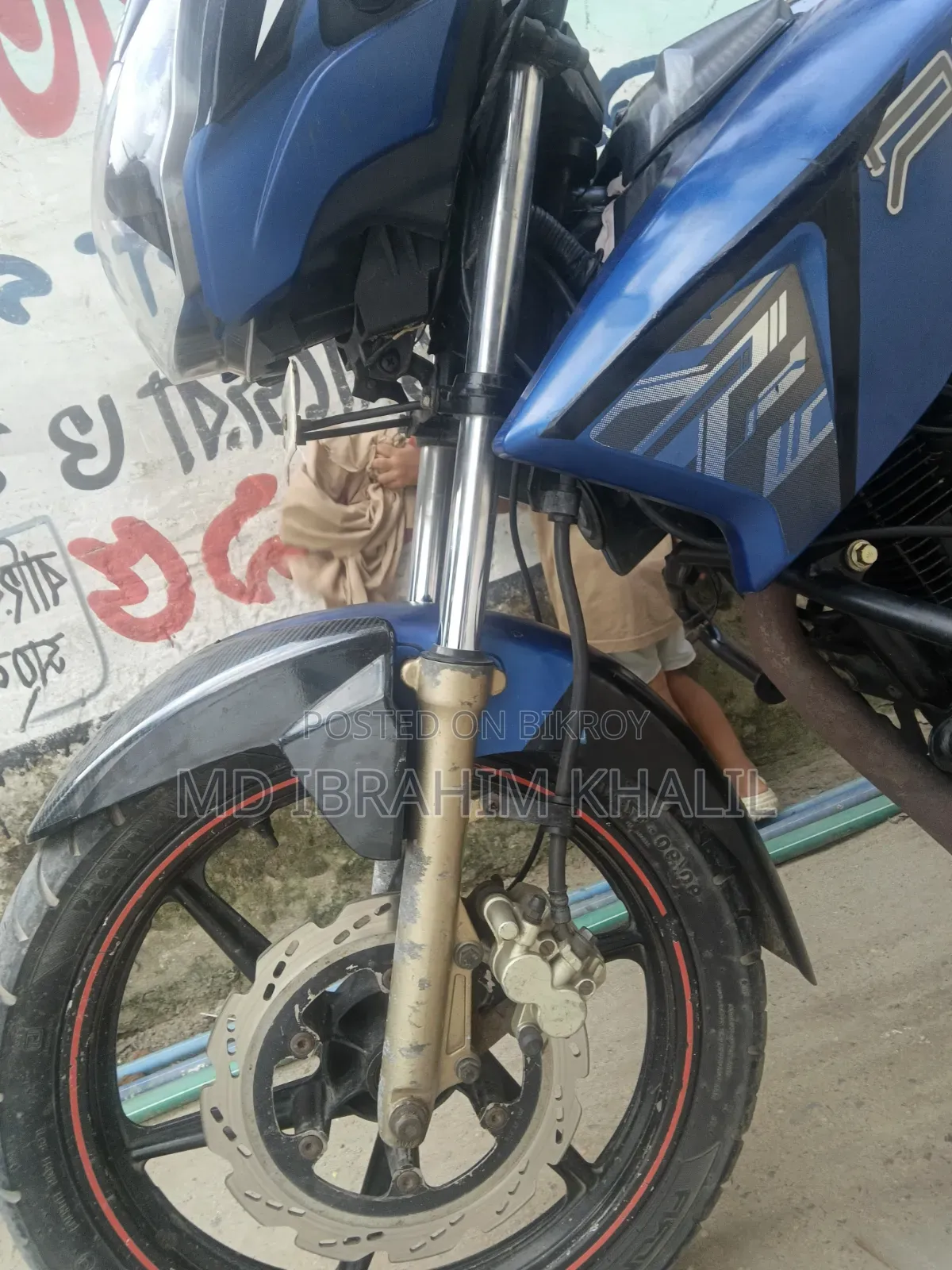 TVS Apache RTR 160 2V 2017 Blue