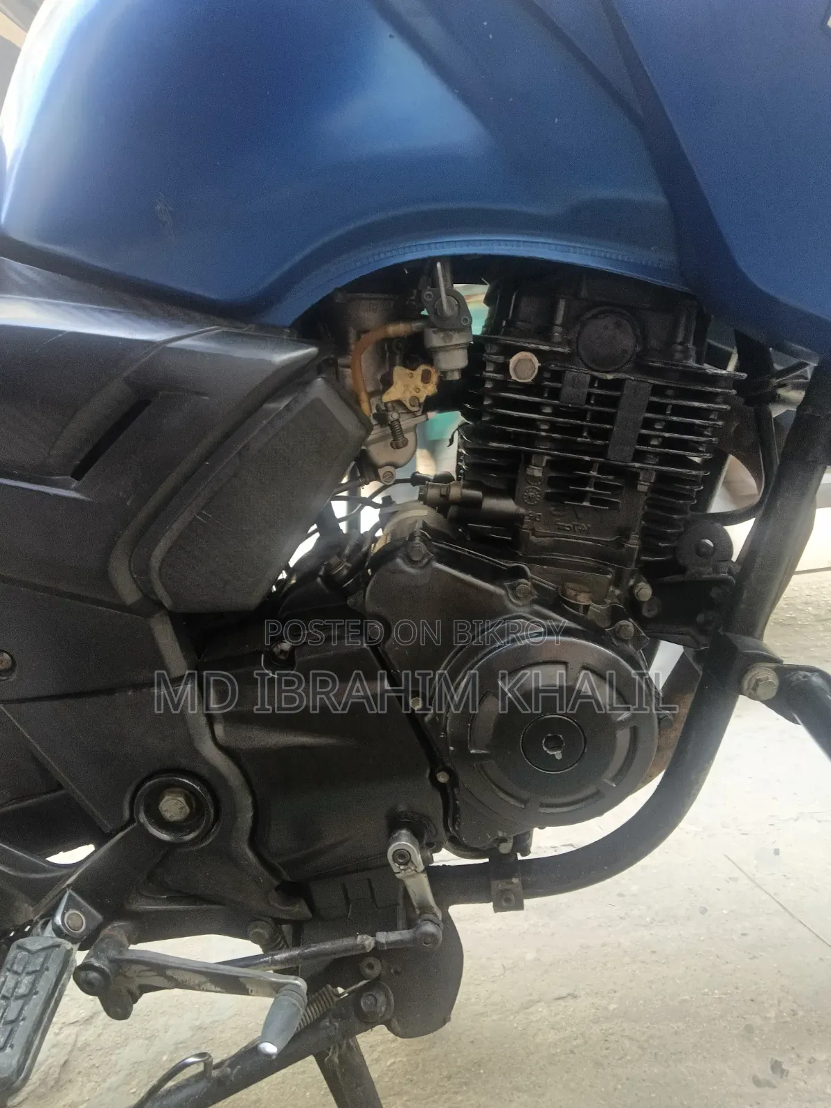 TVS Apache RTR 160 2V 2017 Blue