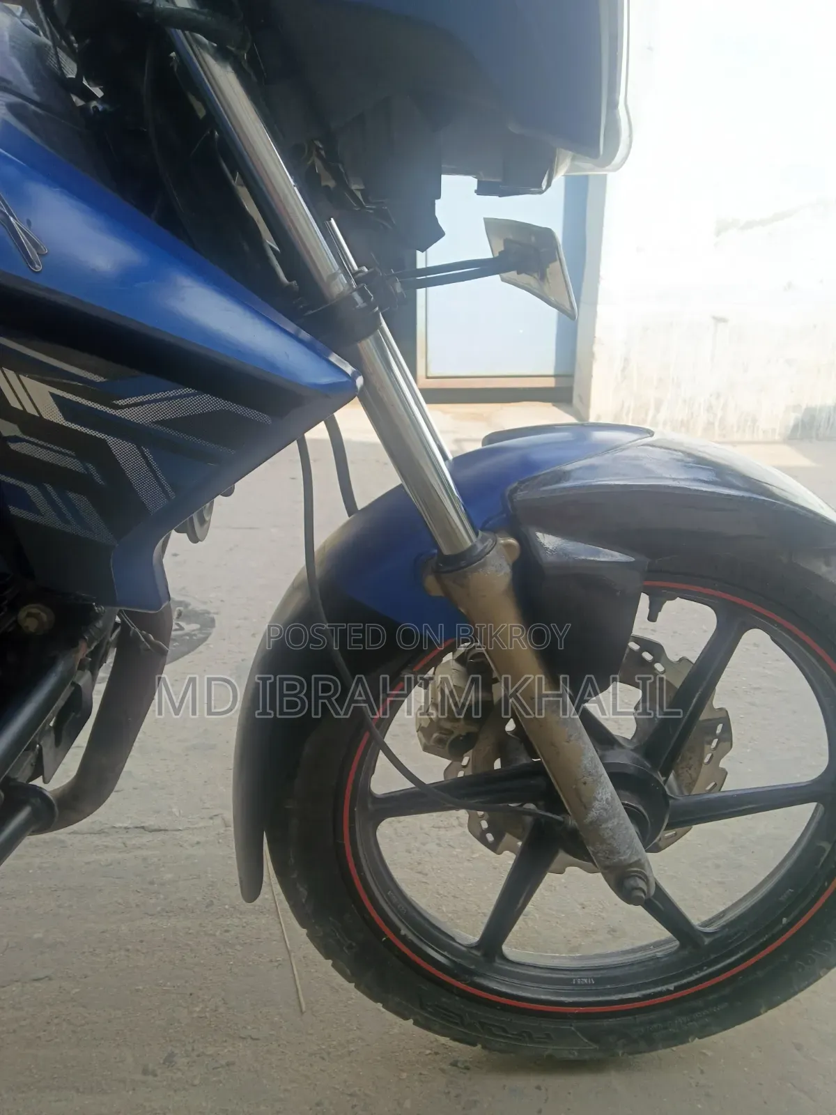 TVS Apache RTR 160 2V 2017 Blue