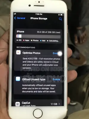 New Apple iPhone 7 256 GB Gold