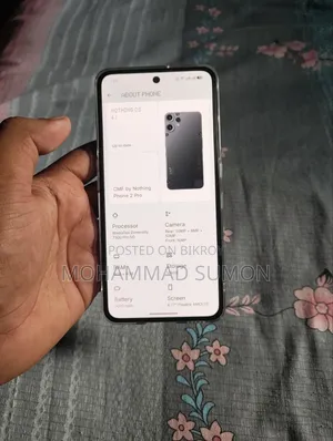 নতুন নাথিং ফোন সিএমএফ ফোন ২ প্রো ১২৮ জিবি কালো