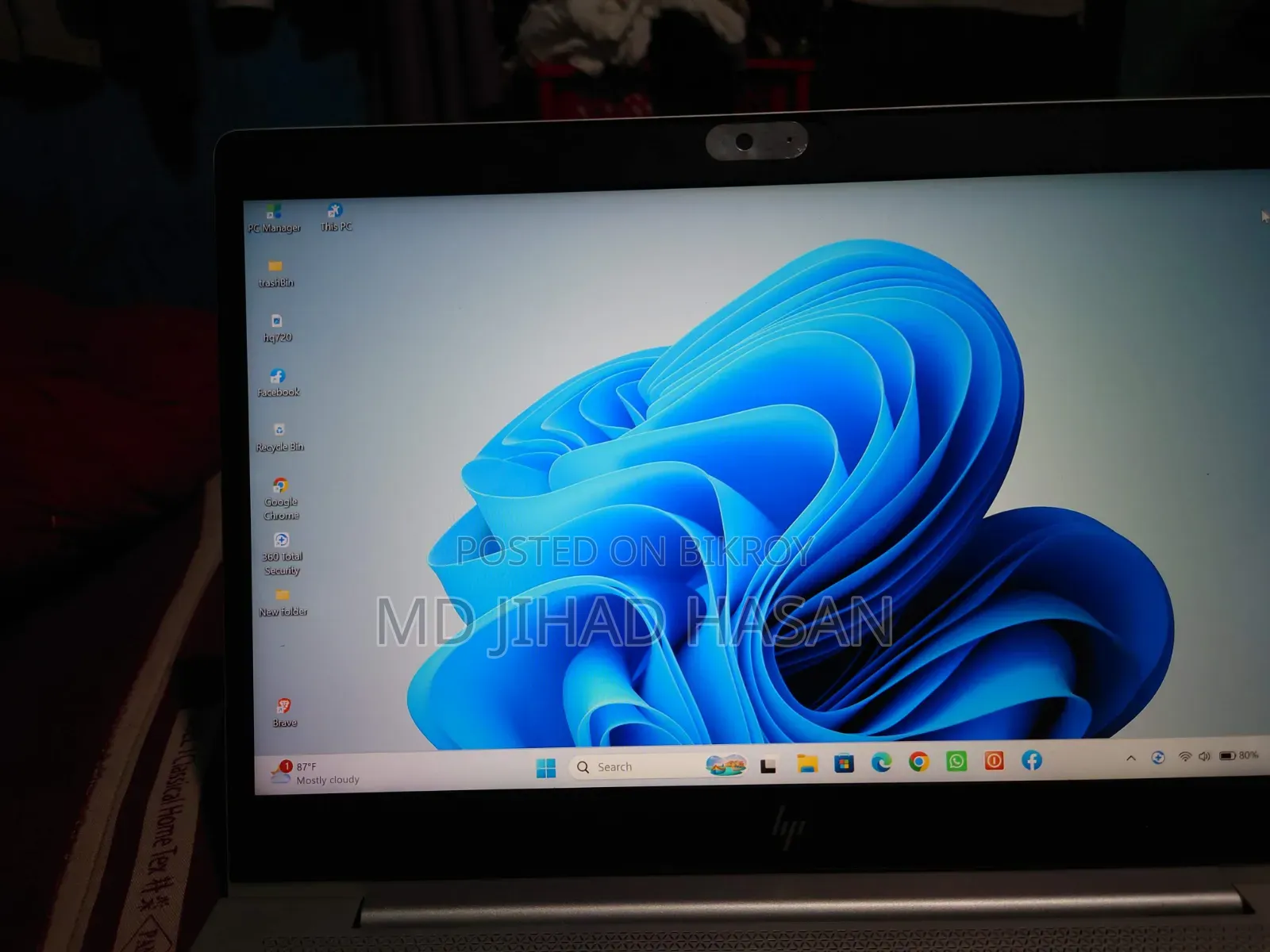 Laptop HP EliteBook 840 G6 8GB Intel Core i5 SSD 256GB