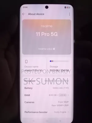 Realme 11 5G 256 GB White