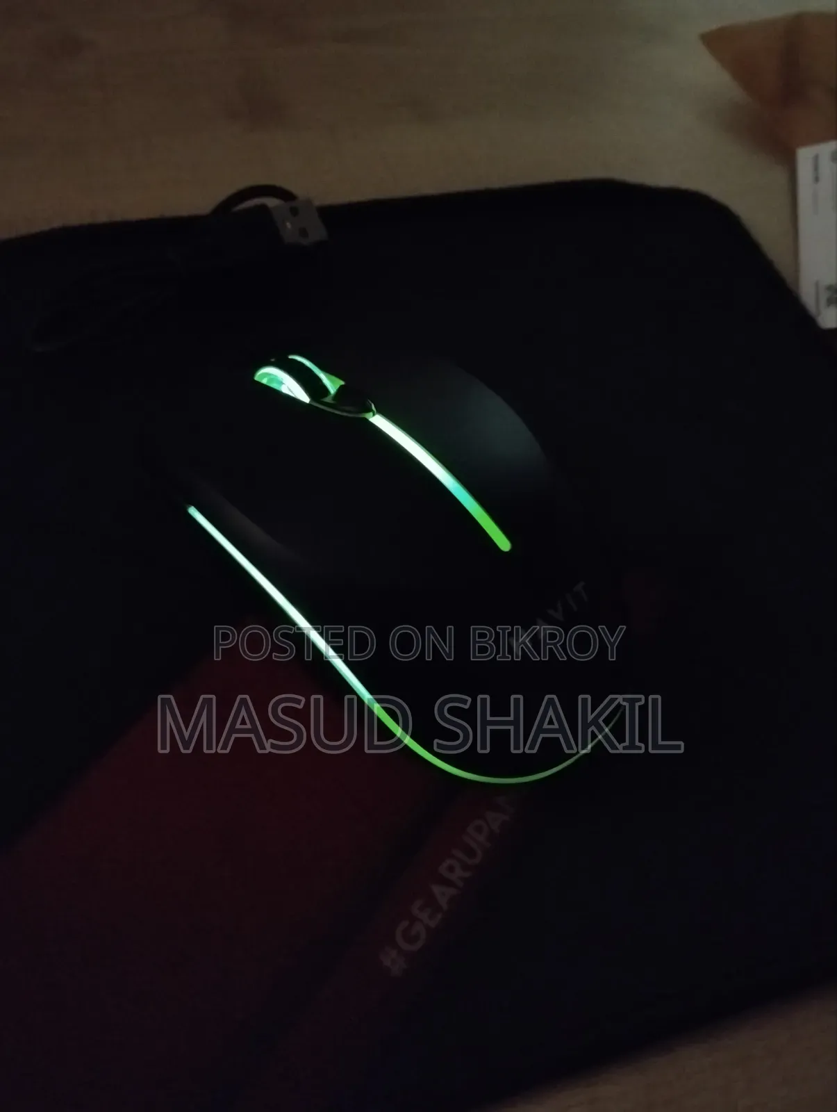 Rechargeable Wireless RGB Mouse