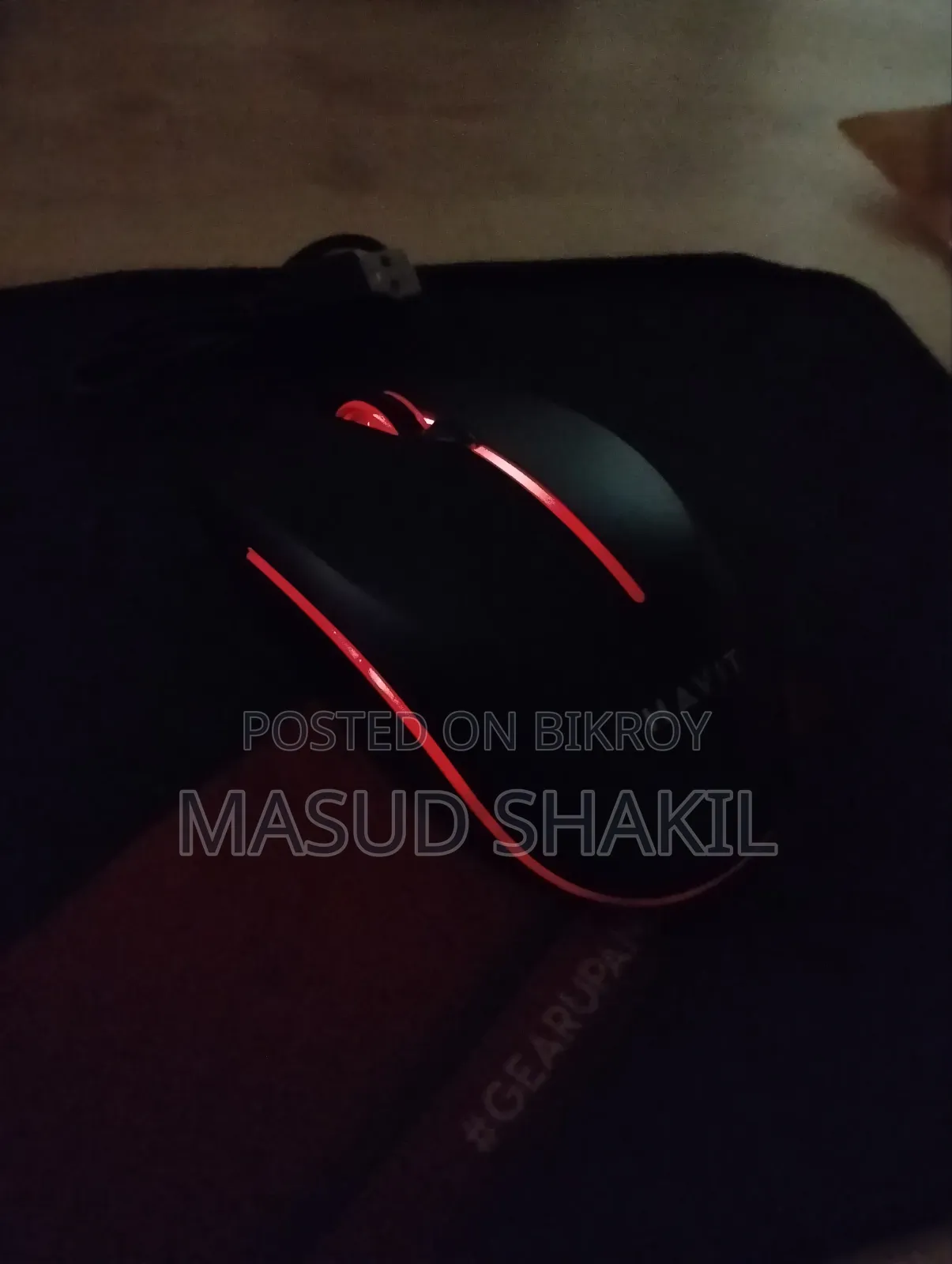 Rechargeable Wireless RGB Mouse