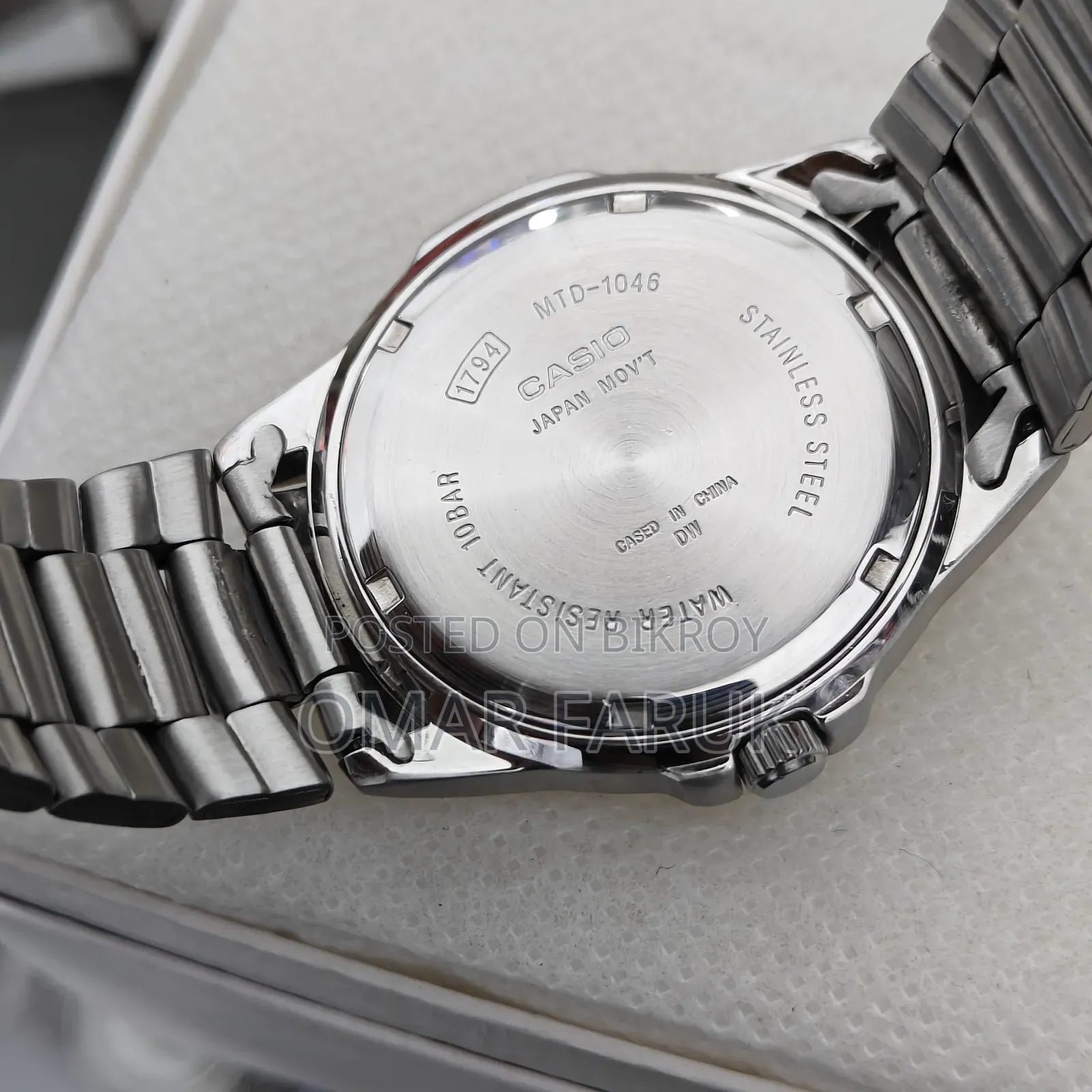 Casio MTD-1046 Multifunction Stainless Steel Watch | 100M WR