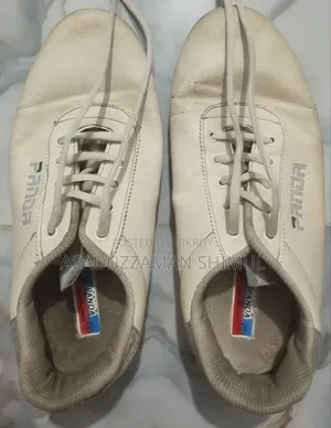 Panda Men's Casual White Sneakers - Size 43