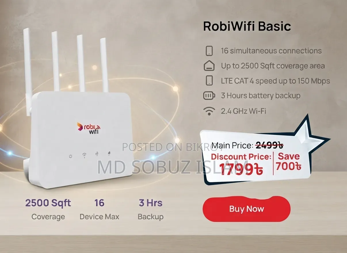 Robi Router, Wireless Router