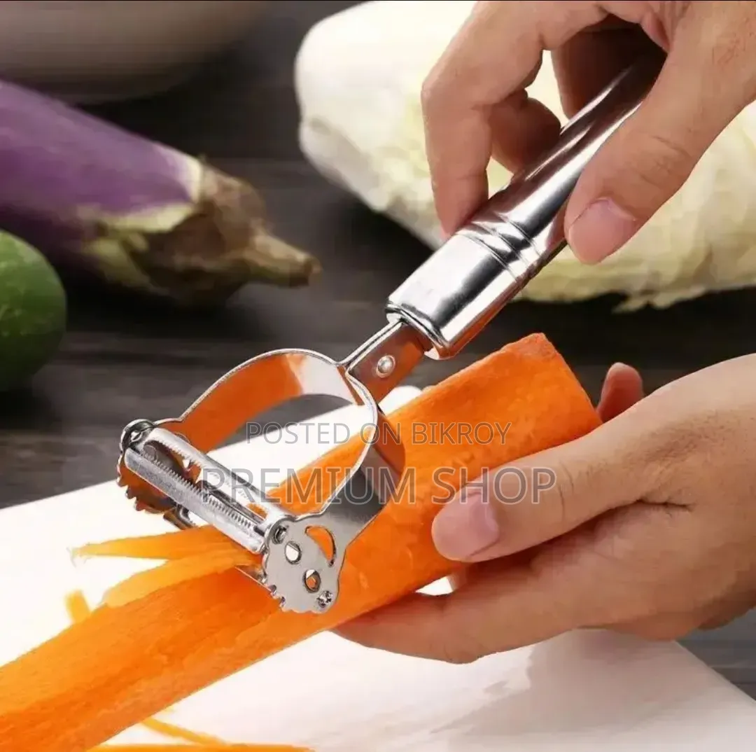 2-in-1 Stainless Steel Vegetable Peeler Julienne Cutter