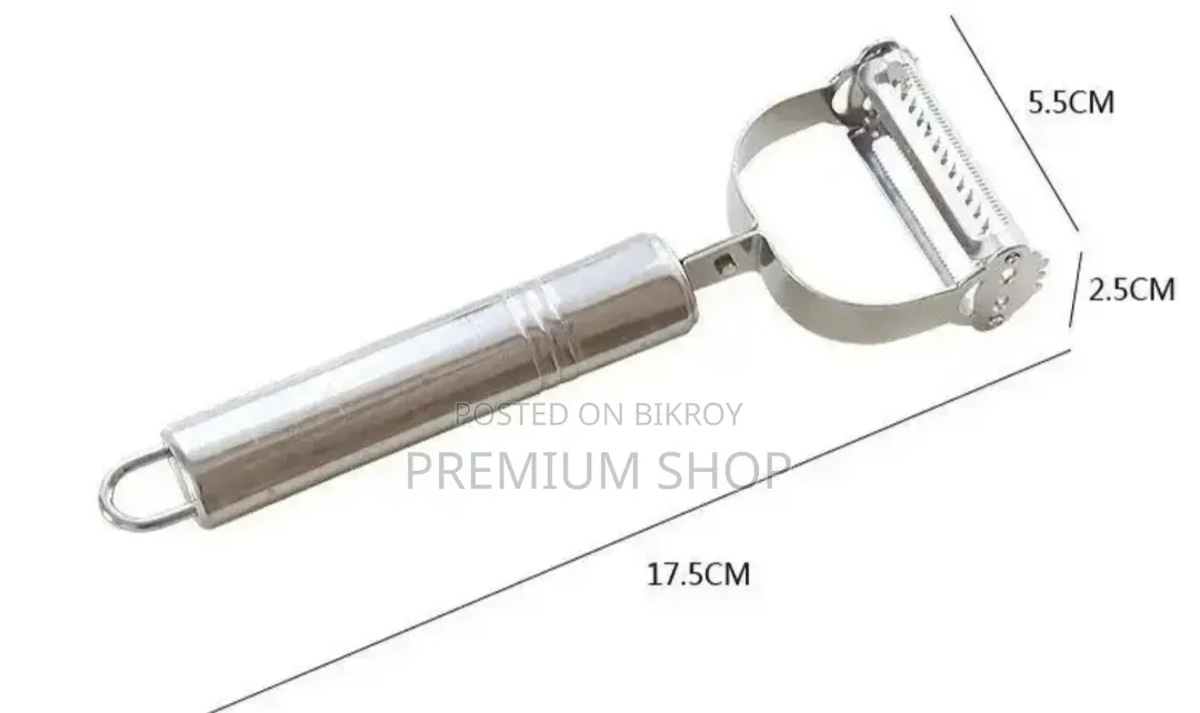 2-in-1 Stainless Steel Vegetable Peeler Julienne Cutter