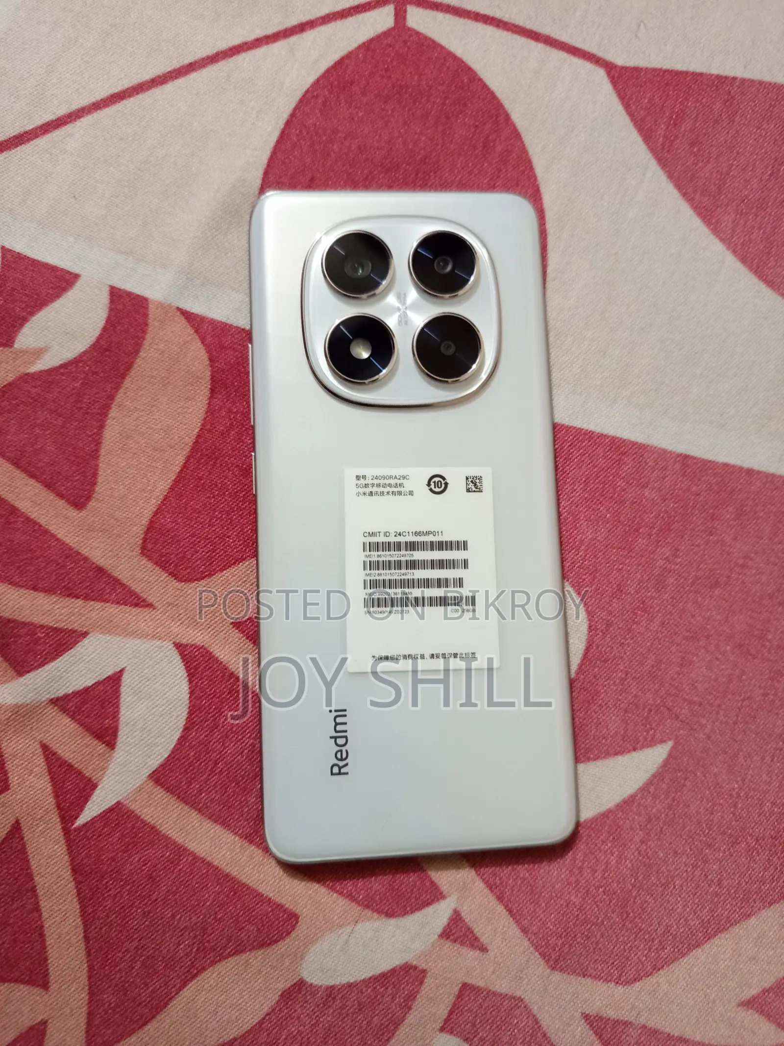 Xiaomi Redmi Note 14 Pro 5G 256 GB Silver