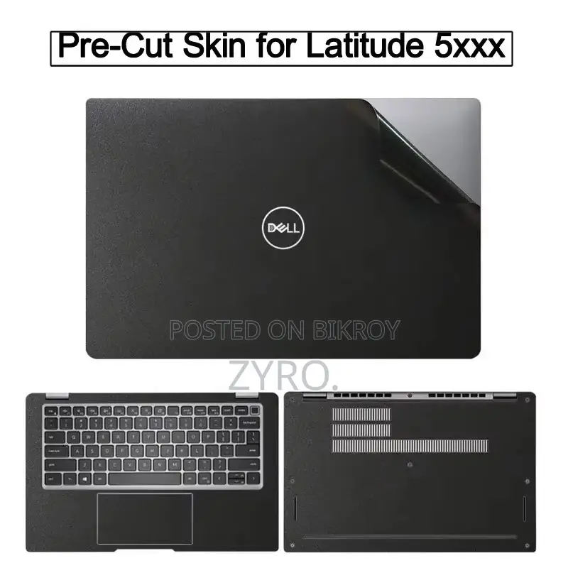 Laptop Lamination and Sticker Black