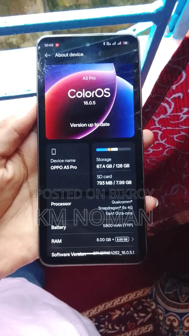 Oppo A5 Pro 4G 128 GB Black
