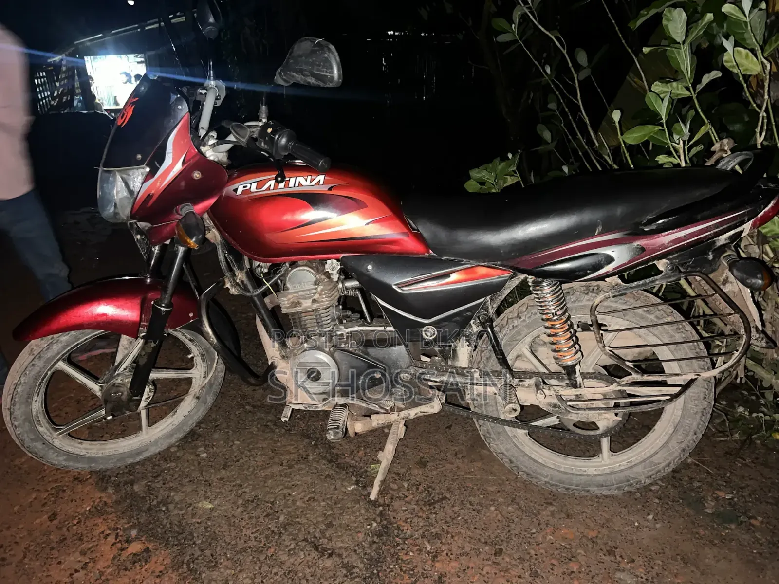 Bajaj Platina 100 2020 Red