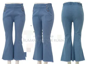 Short Tops Ladies Jeans Pants