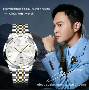 Luxury Diamond Dial Waterproof Stainless Steel Strap Men Wristwatch