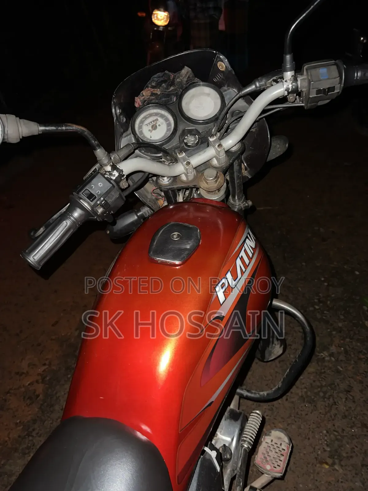 Bajaj Platina 100 2020 Red