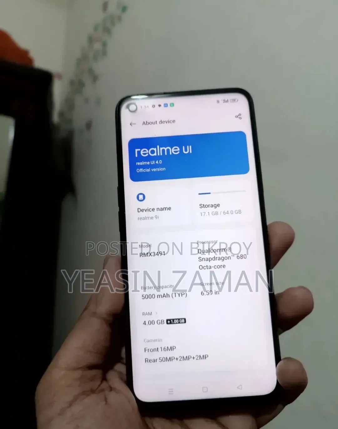 Realme 9i 64 GB Black