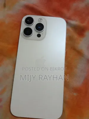 অ্যাপল আইফোন ১৬ প্রো ম্যাক্স ৫১২ জিবি হোয়াইট