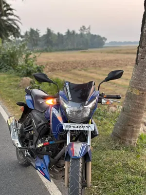 নিউ টিভিএস অ্যাপাচি আরটিআর ১৬০ টুভি ২০২২ ব্লু