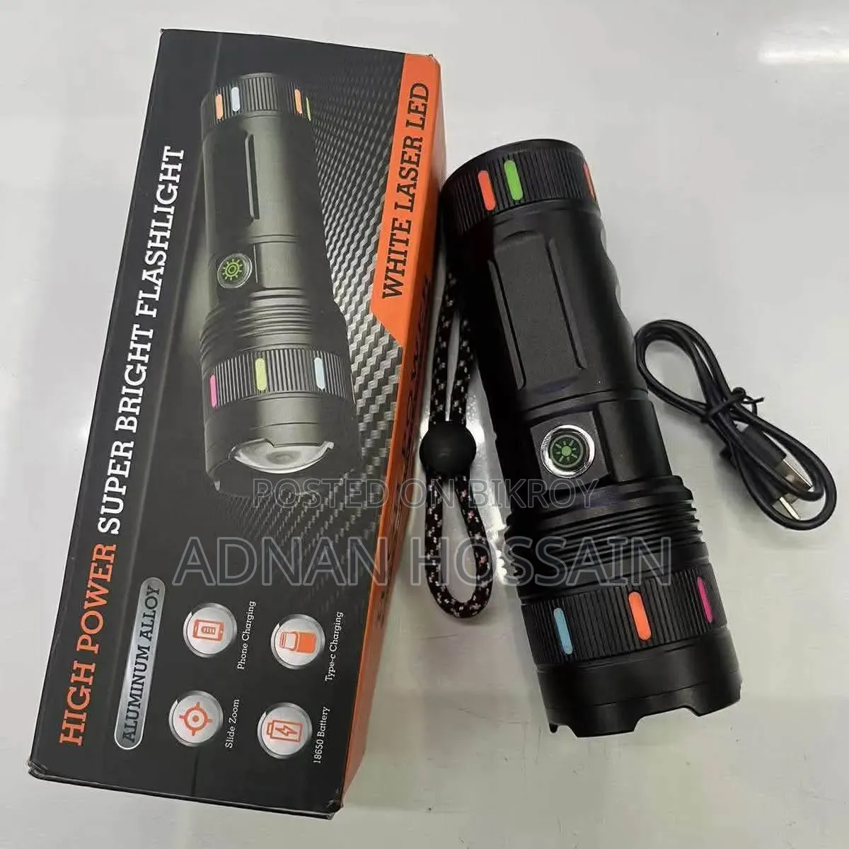 Sunford Super Bright Flashlight/ Jumbo Touch Light