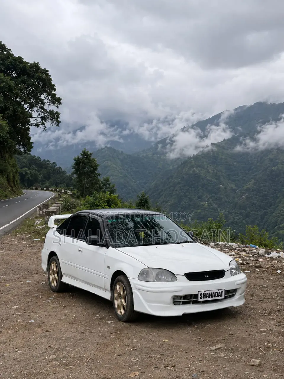 নতুন হোন্ডা সিভিক ১৯৯৮ সাদা