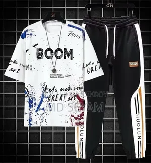 Half Sleeve T-Shirt Trouser Set Pppremium Quality