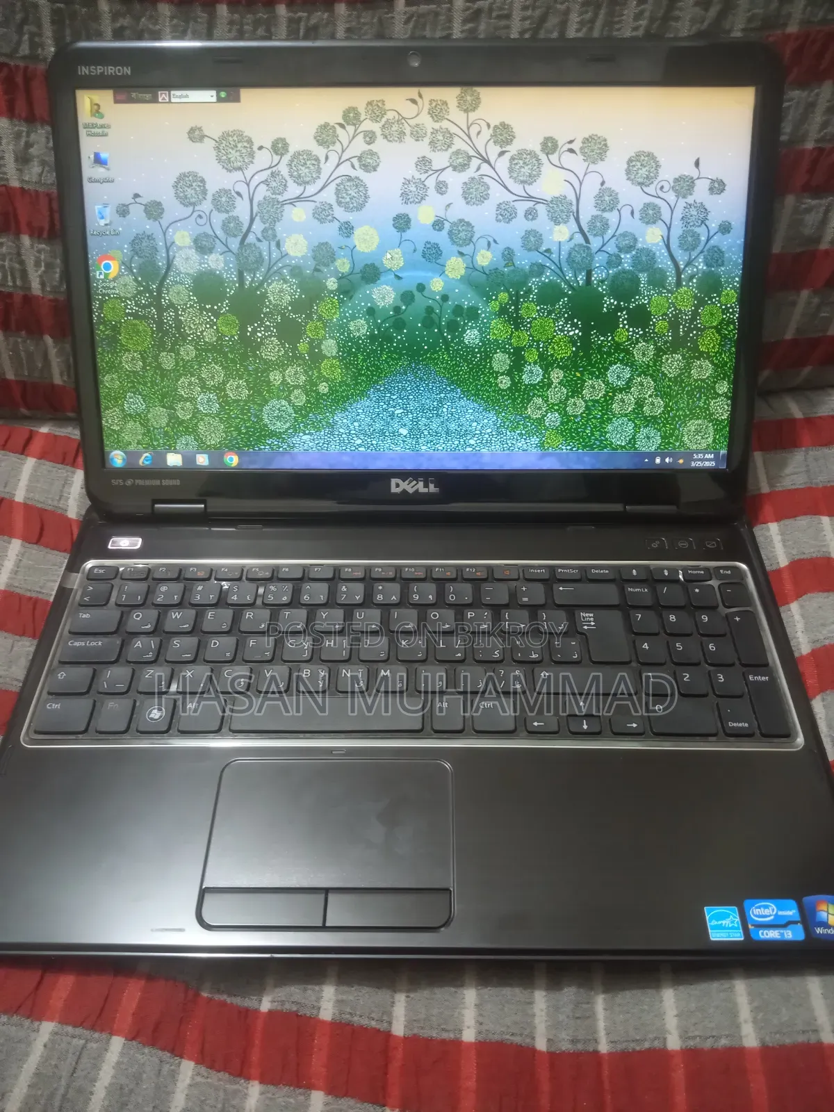 Laptop Dell Inspiron 15 5567 4GB Intel Core i3 SSD 128GB