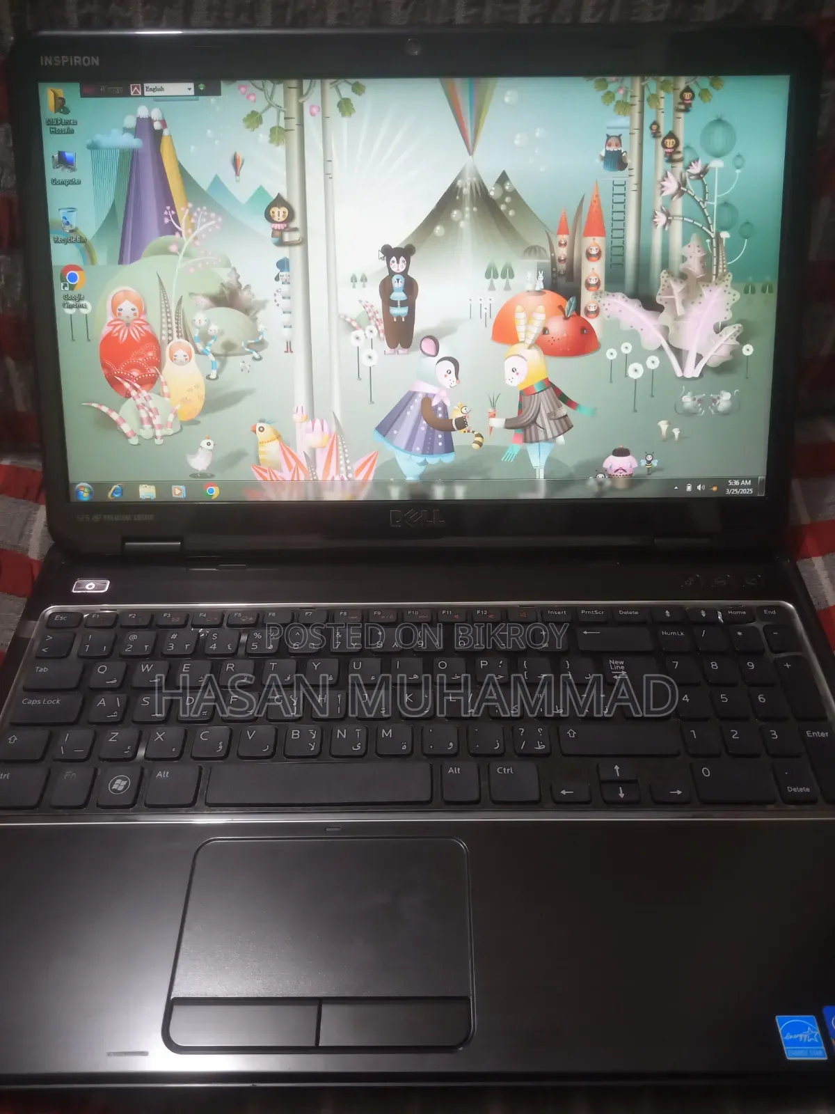 Laptop Dell Inspiron 15 5567 4GB Intel Core i3 SSD 128GB